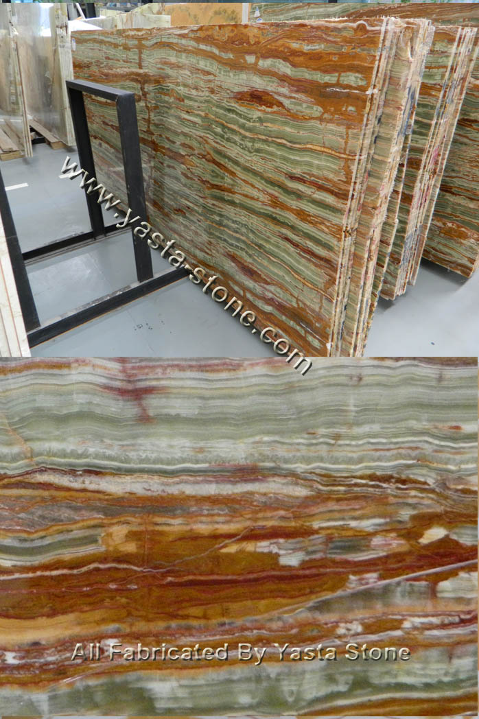 Bamboo Onyx Slabs Green Onyx Tiles Countertops Vanity Top Wall Tub