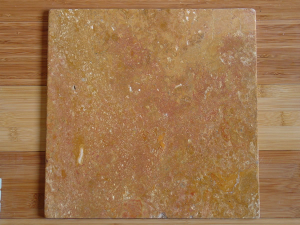 Yellow Beige Marble Tumbled Tile