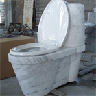 White Marble Toilet